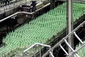 Bottles on Production Line